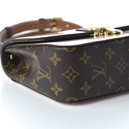 Louis Vuitton Patent Calfskin Monogram Cherrywood BB Rose Ballerine 6 of 9