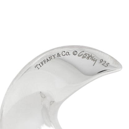 Tiffany Sterling Silver Frank Gehry Orchid Drop Earrings 4 of 4