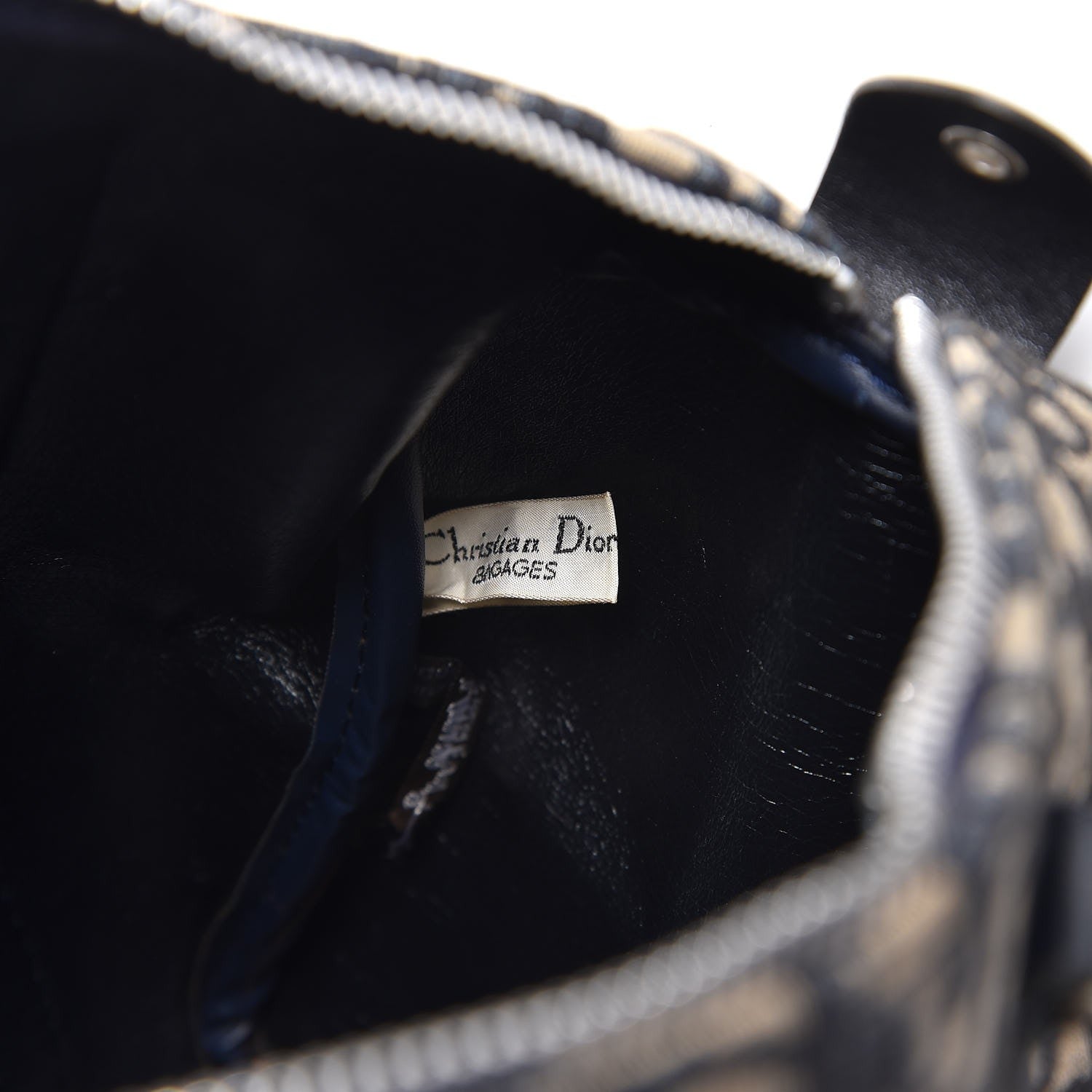 Christian Dior Monogram Boston Navy Blue 6 of 7