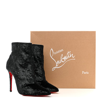 Christian Louboutin Velvet Papillon So Kate Booty 100 Ankle Boots 38.5 8 of 8