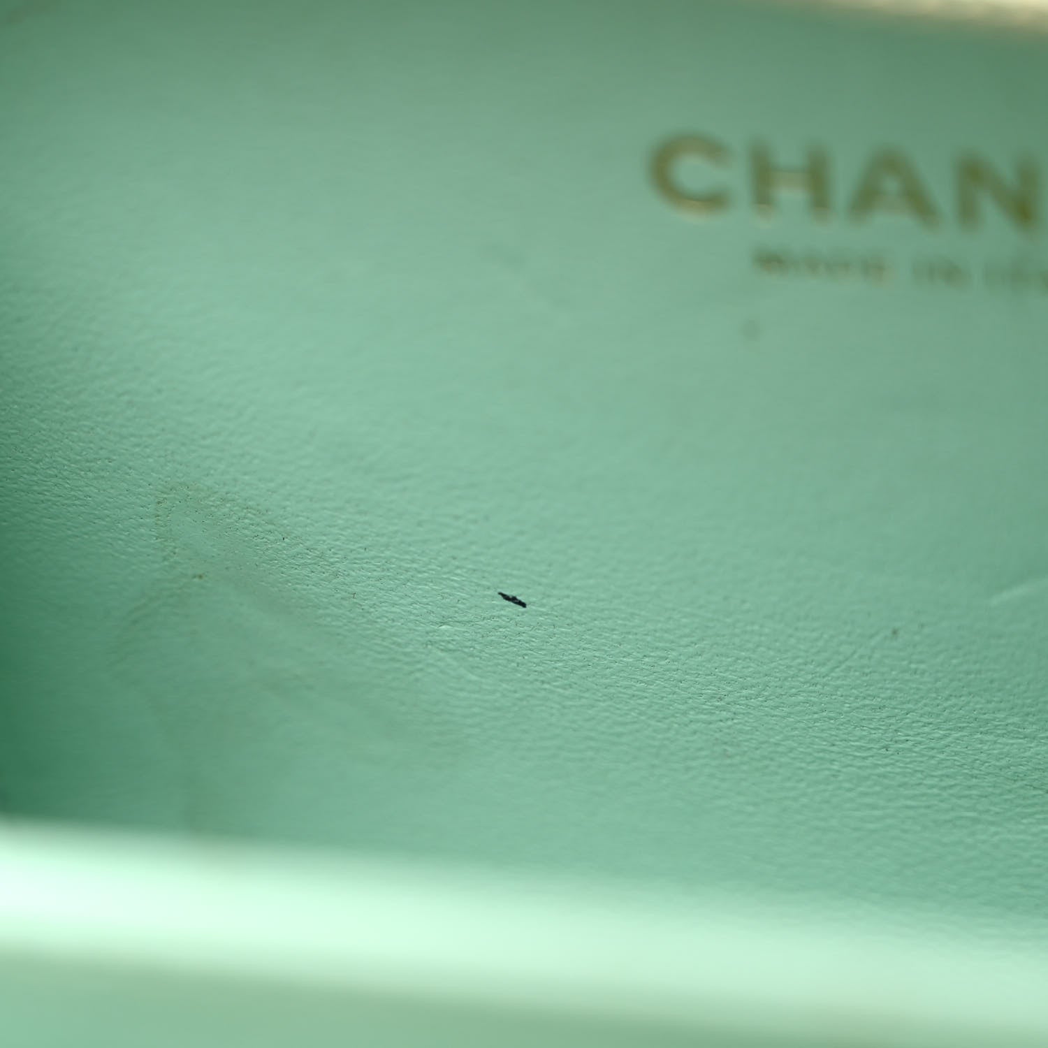 Chanel Caviar Quilted Small CC Filigree Vanity Case Green 11 of 12