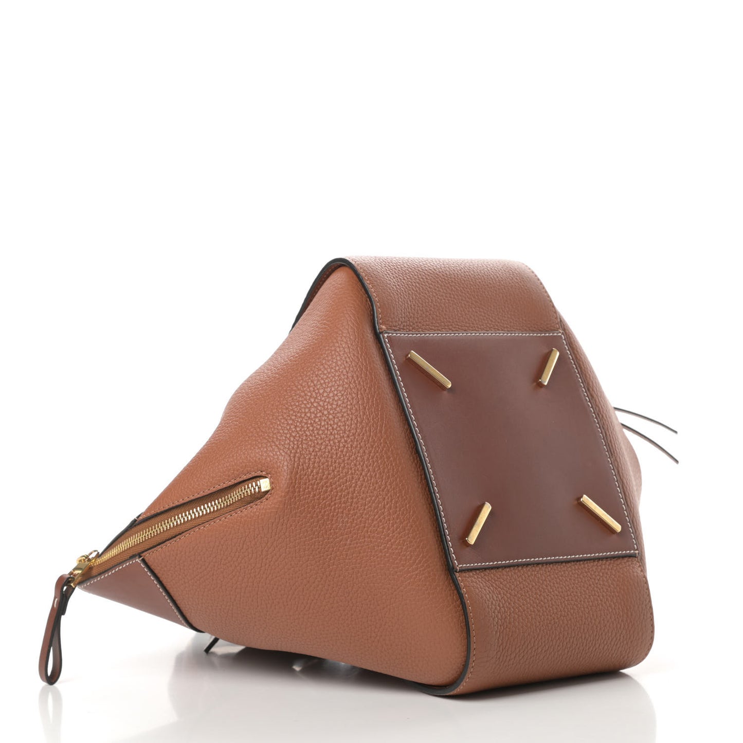 Calfskin Small Hammock Shoulder Bag Tan