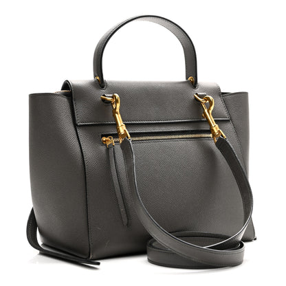 Celine Grained Calfskin Micro Belt Bag Grey 3 of 10