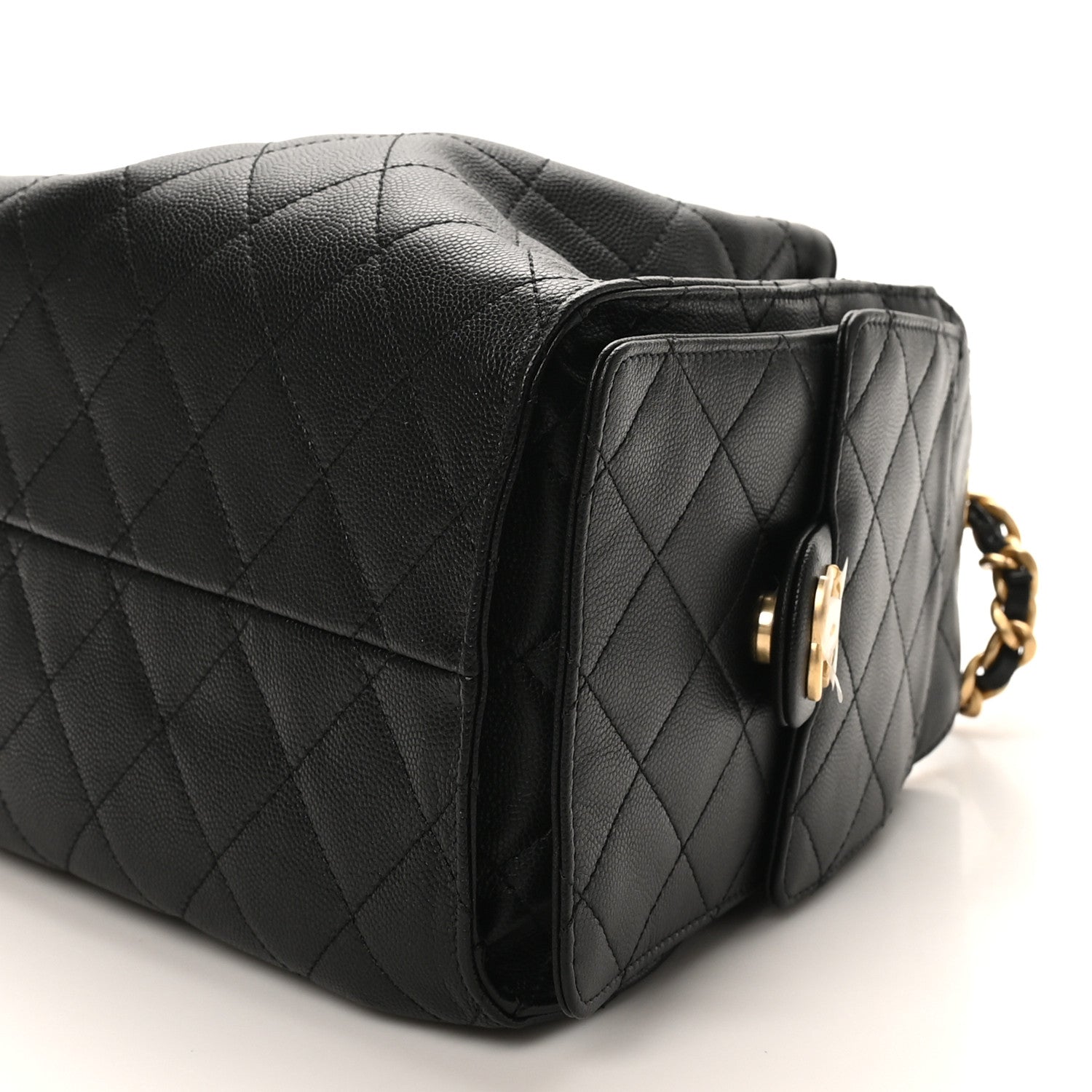 Chanel Caviar Quilted Small Chanel 25 Handbag Black 11 of 11
