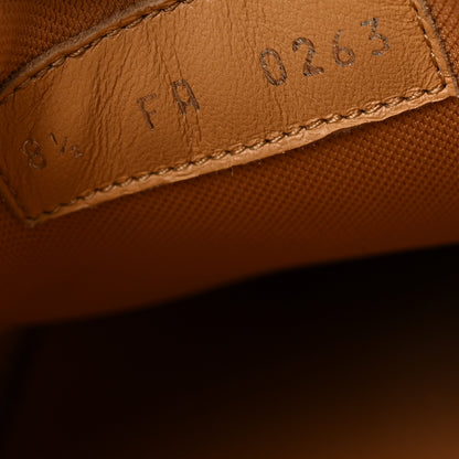 Louis Vuitton Grained Calfskin Embossed Monogram Mens Beverly Hills Sneakers 8.5 White 9 of 9