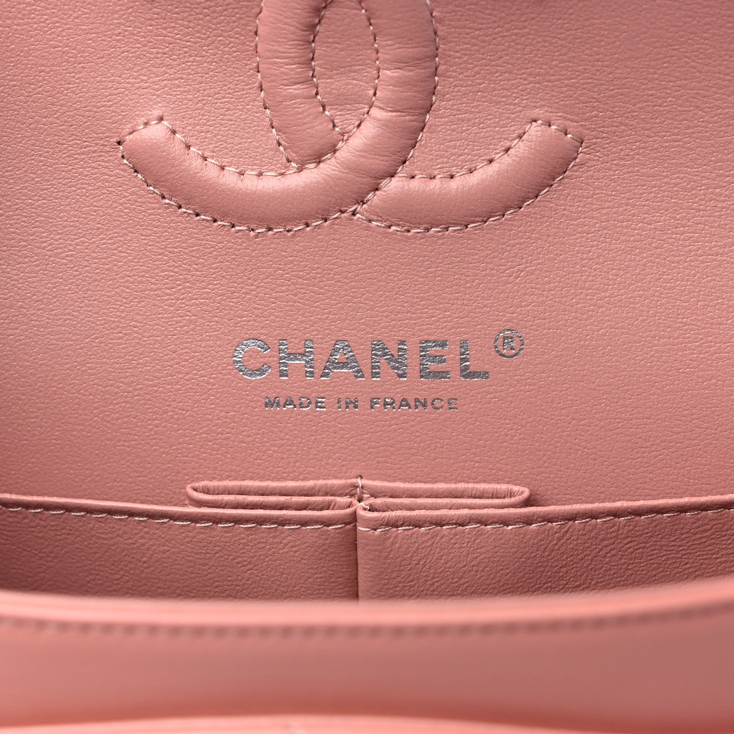 Chanel Lambskin Quilted Small Double Flap Dark Pink 6 of 10