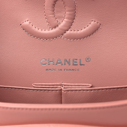 Chanel Lambskin Quilted Small Double Flap Dark Pink 6 of 10