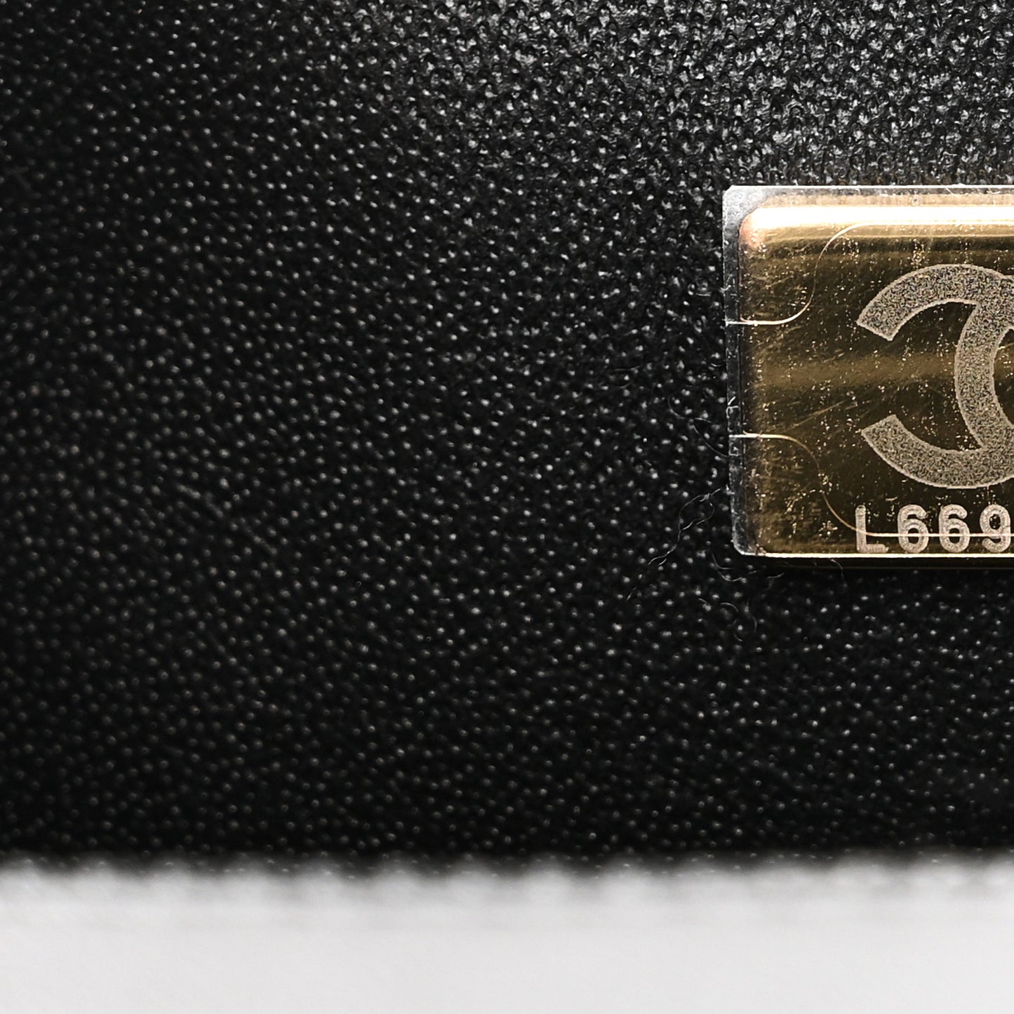 Lambskin Quilted Mini Rectangular Flap Black