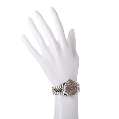 Rolex Stainless Steel 18K Everose Gold Diamond 31mm Oyster Perpetual Datejust Watch Pink 278381 2 of 7