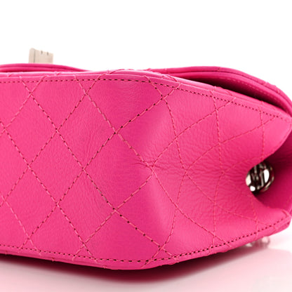 Chanel Goatskin Quilted 2.55 Reissue Mini Flap Fluorescent Pink 10 of 11