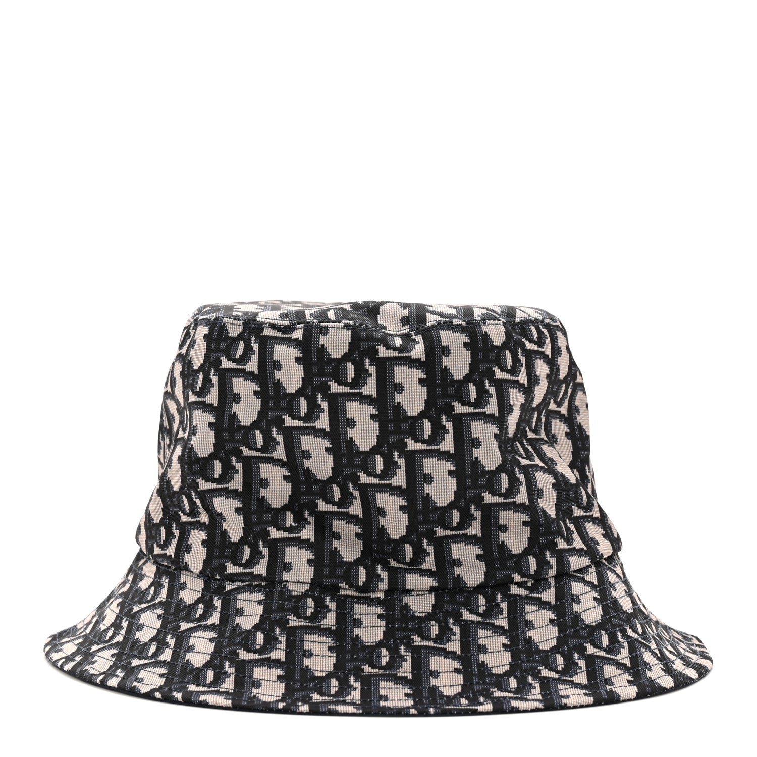 Christian Dior Oblique Reversible Teddy-D Brim Bucket Hat Blue
