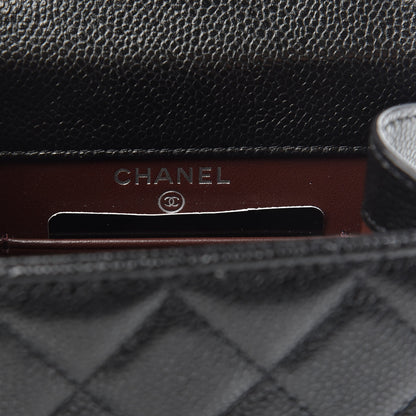 Chanel Caviar Quilted Classic Phone Holder Black 6 of 11