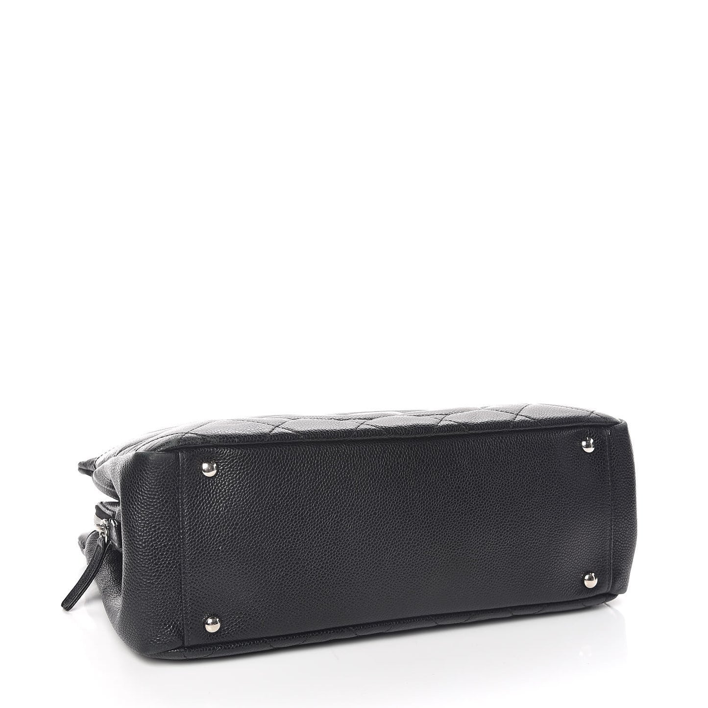 Caviar Quilted Timeless CC Soft Tote Black