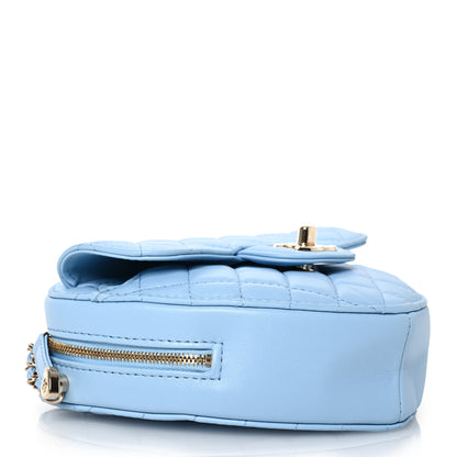 Chanel Lambskin Quilted CC In Love Heart Bag Light Blue 4 of 16