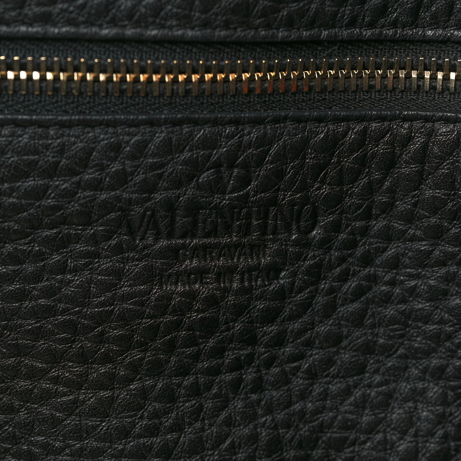 Valentino Garavani Alce Printed Calfskin Medium Rockstud Tote Black 6 of 8