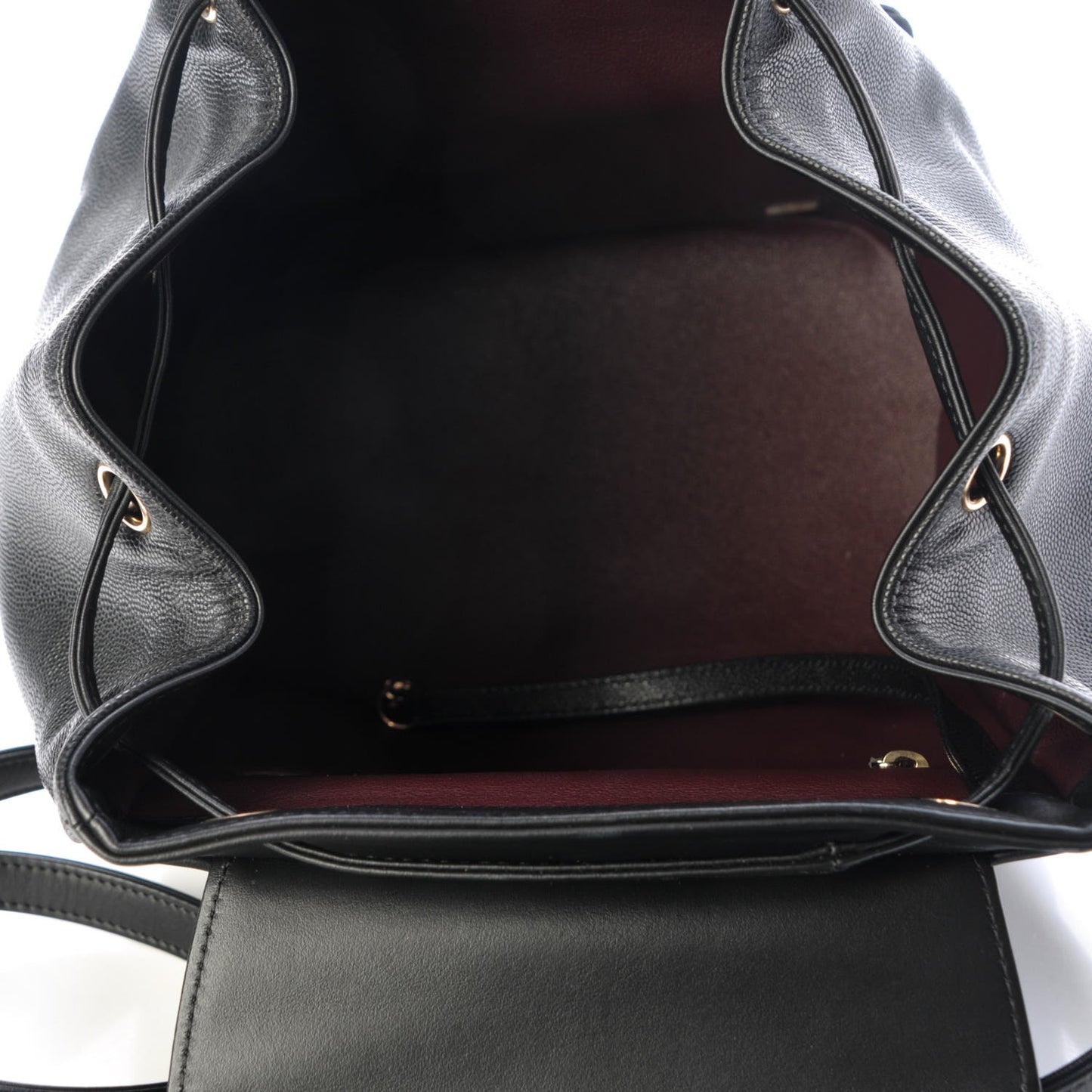 Caviar Quilted Business Affinity Backpack Black