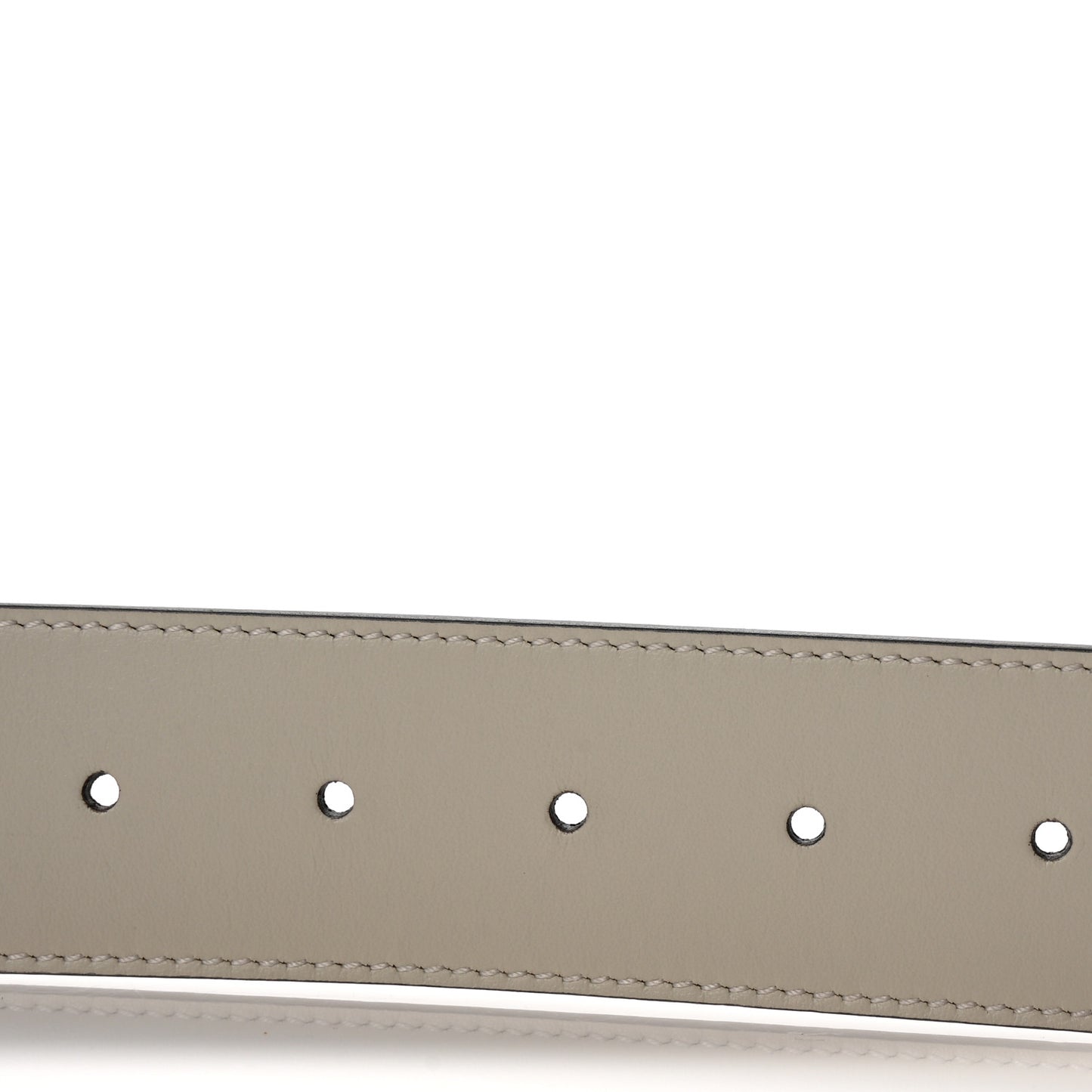 Calfskin Double G 40mm Belt 70 28 Mystic White