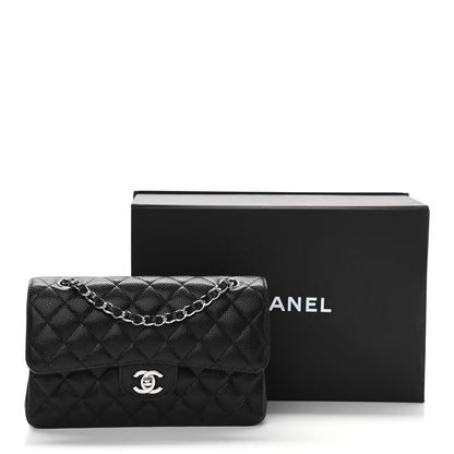 Chanel Caviar Quilted Small Double Flap Black 11 of 11