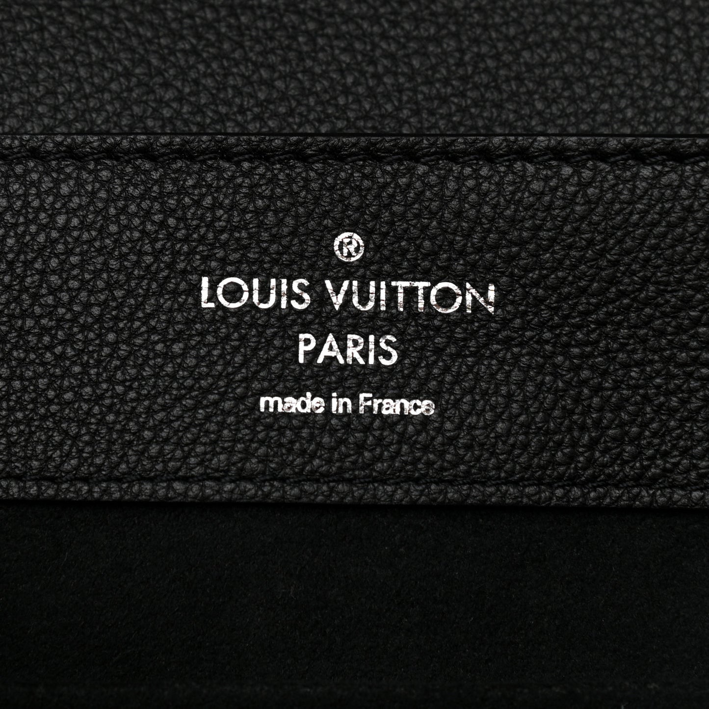 Calfskin Lockme Backpack Black