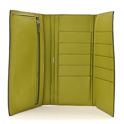 Hermes Chevre Mysore Tri-Fold Bearn Wallet Vert Anis 5 of 13