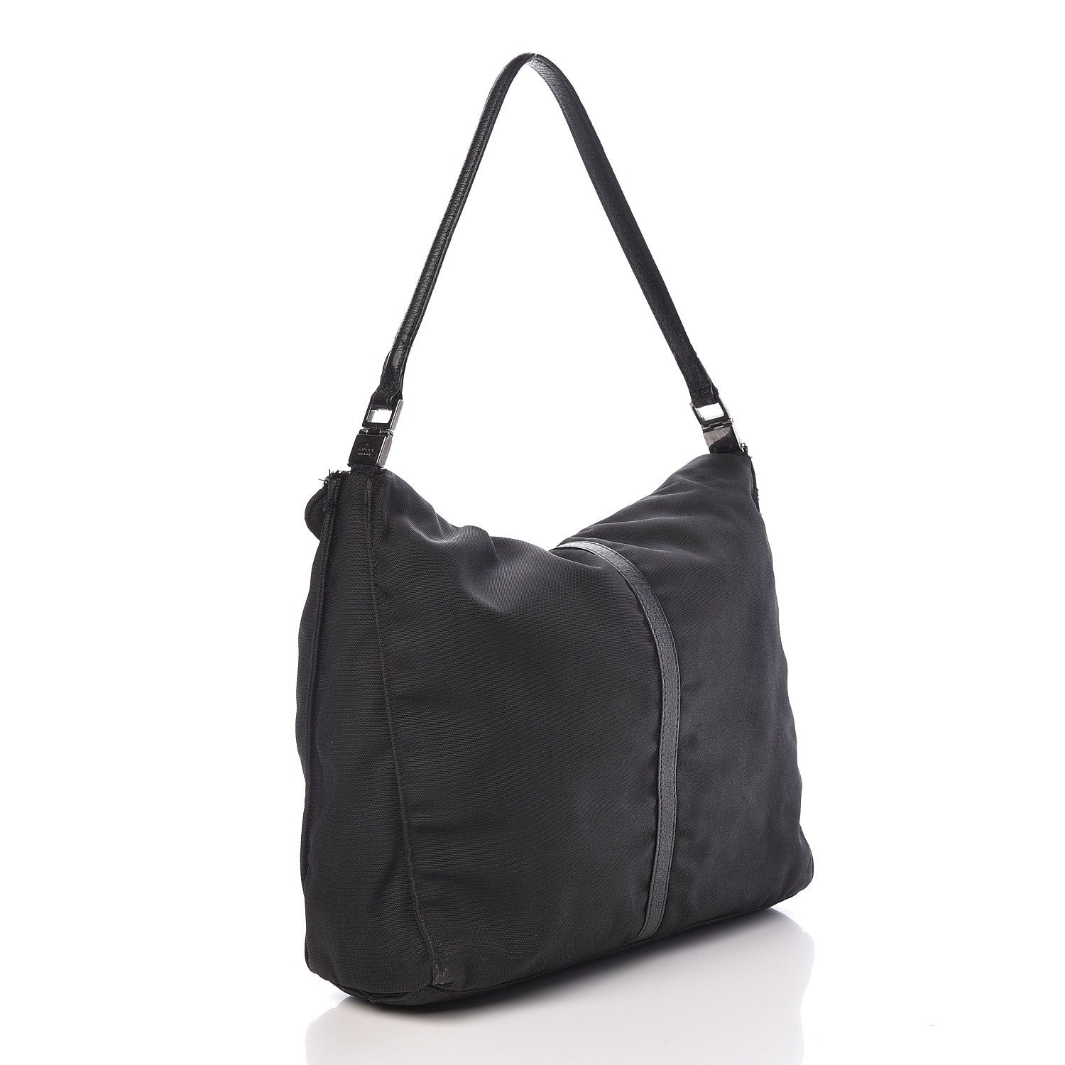 Gucci Nylon Shoulder Bag Black 3 of 21