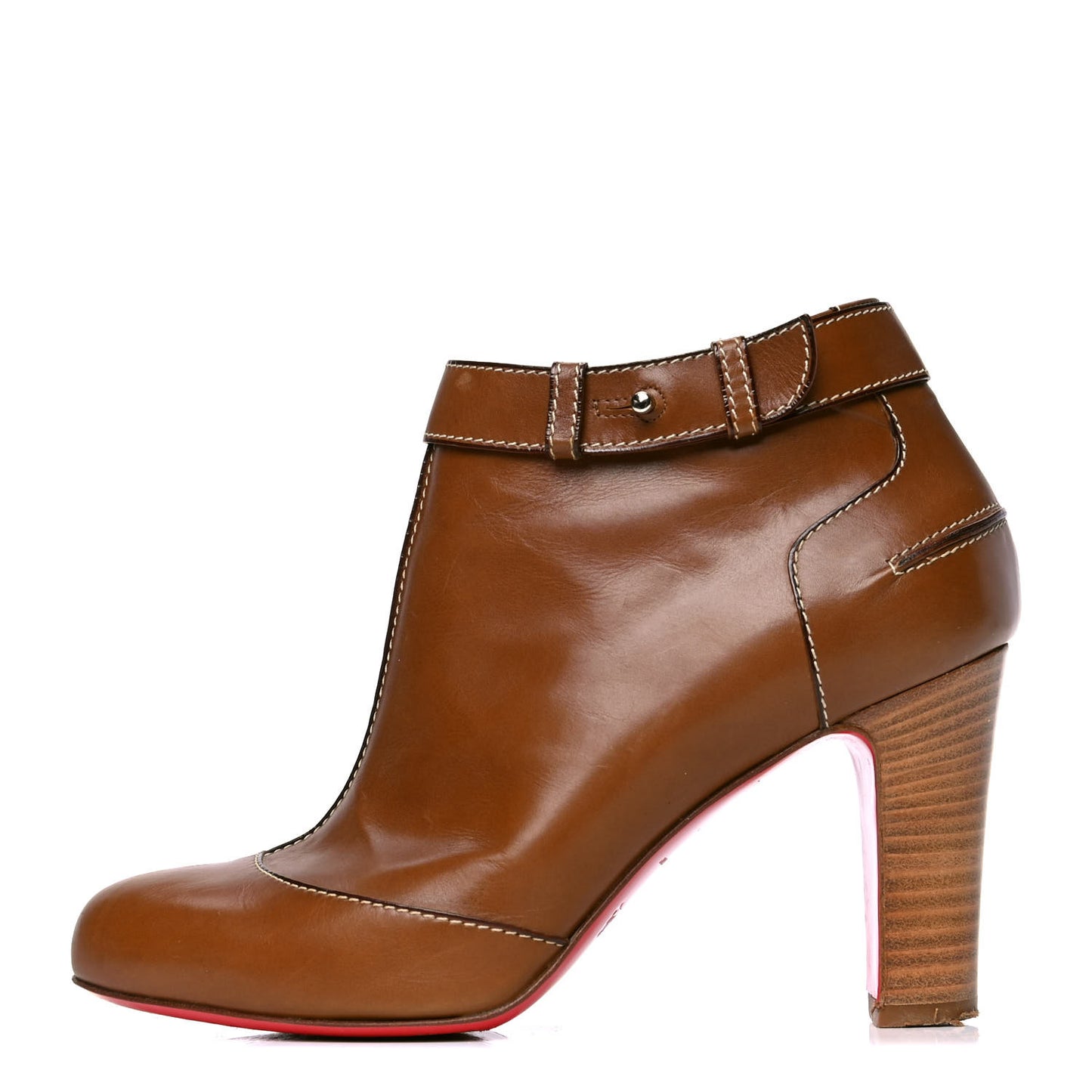 Calfskin Rubens Et D'Un 85 Ankle Boot 37 Beige