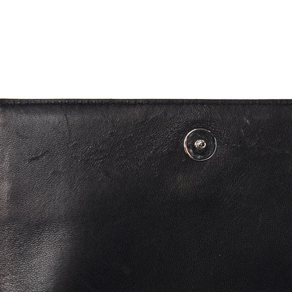 Christian Dior Grained Calfskin Diorama Wallet on Chain Pouch Black 8 of 8