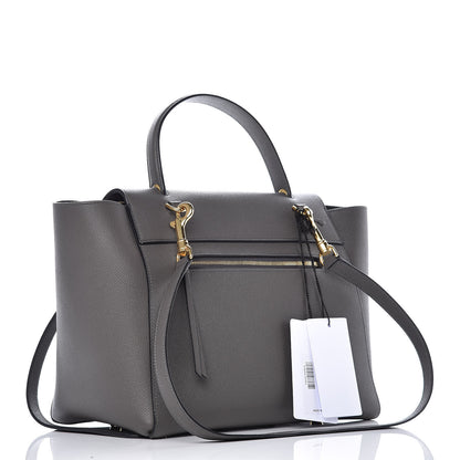 Celine Grained Calfskin Mini Belt Bag Grey 3 of 6