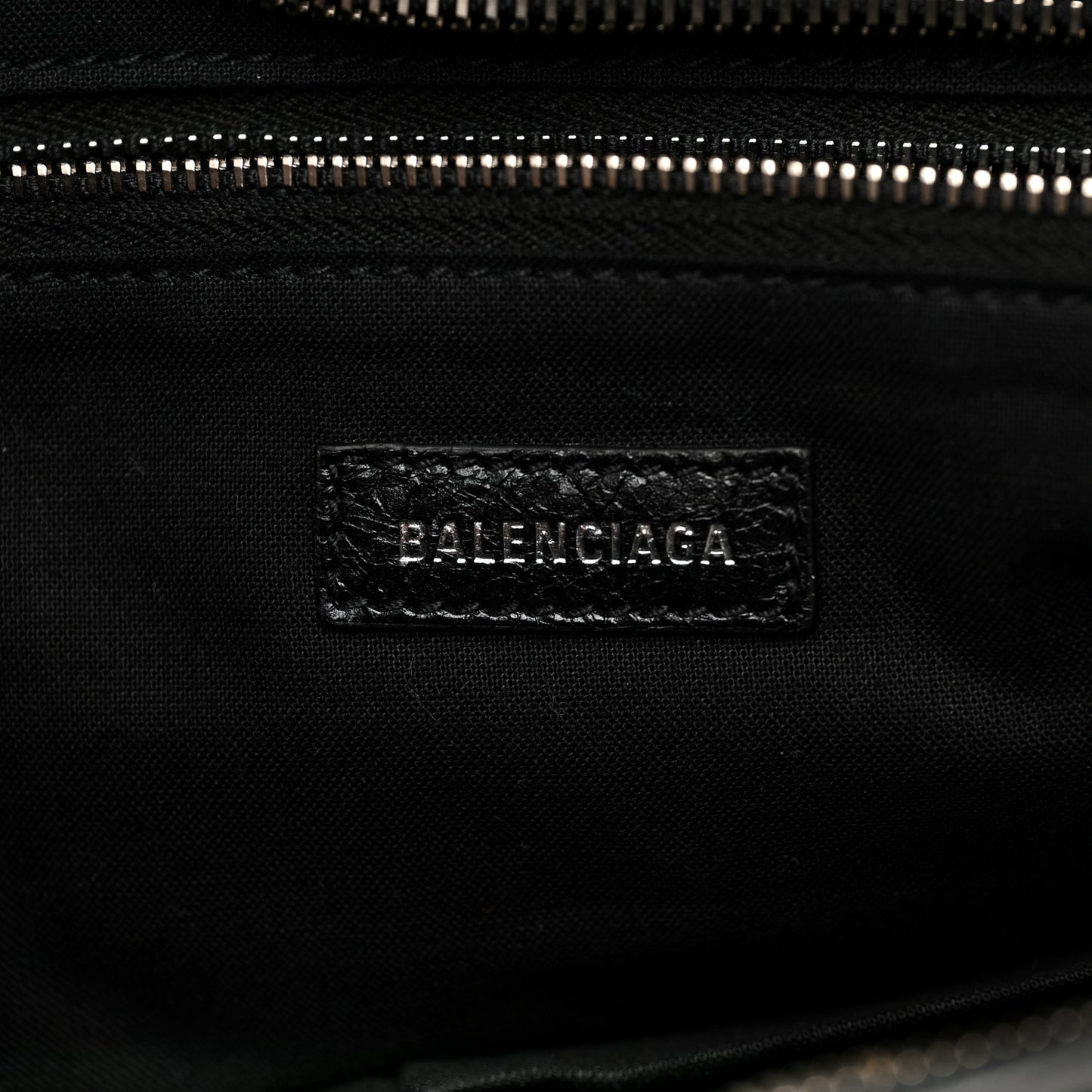 Agneau Classic Silver Hardware City Black