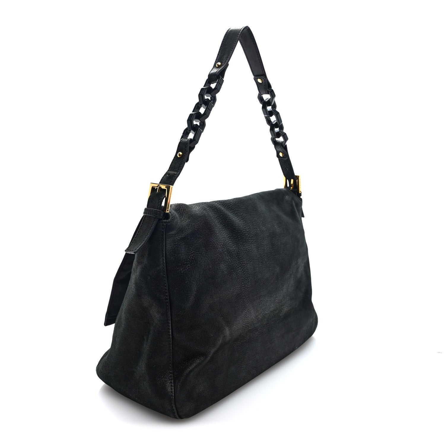 Fendi Vitello Savana Big Forever Mama Baguette Dark Brown 3 of 9
