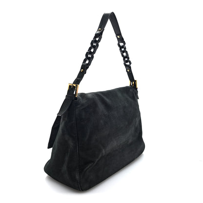 Fendi Vitello Savana Big Forever Mama Baguette Dark Brown 3 of 9