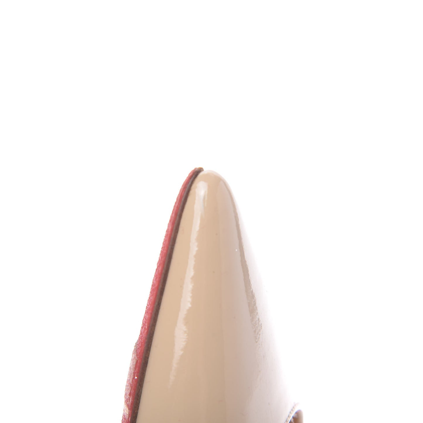 Patent Studded Zappa 100 Pumps 36 Beige