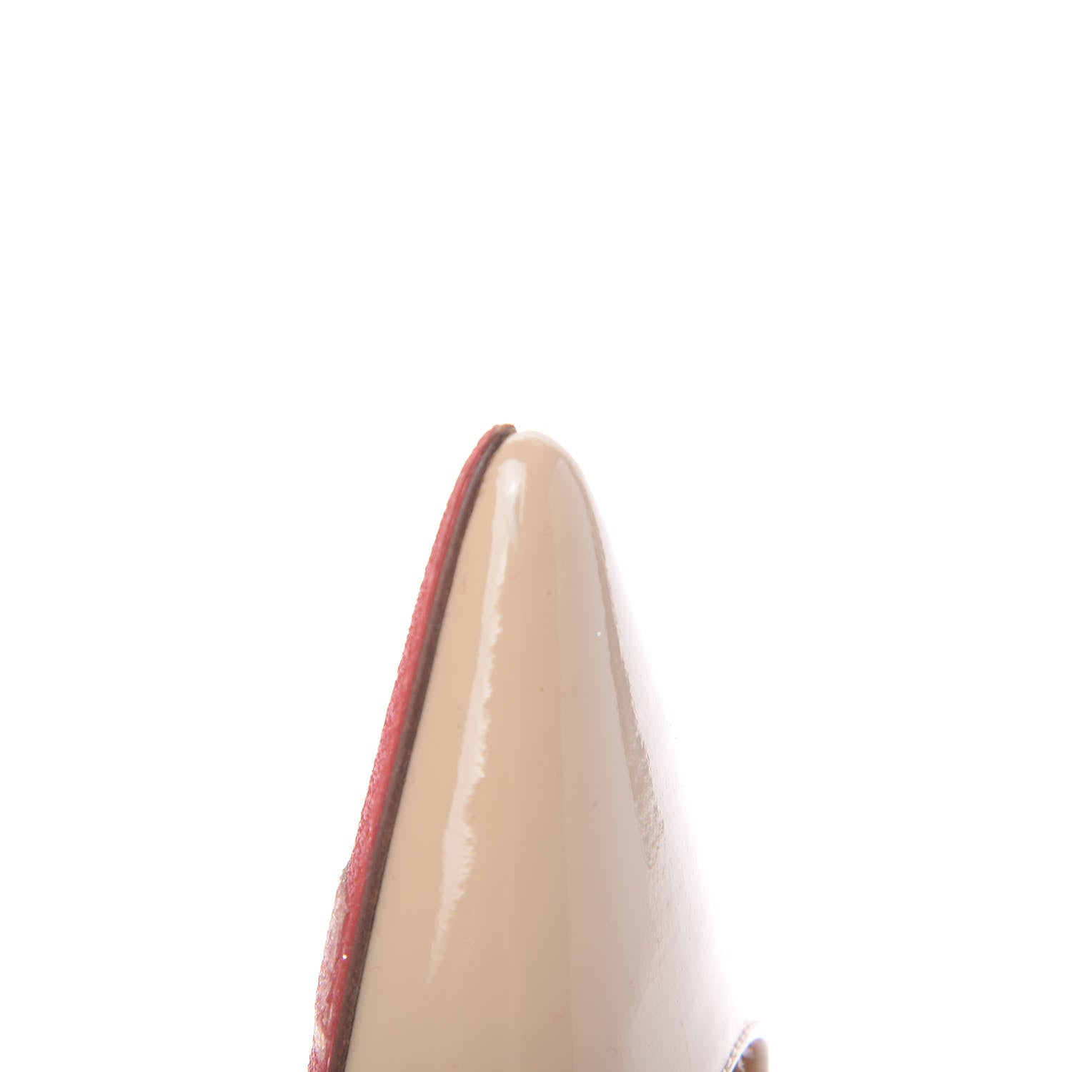 Christian Louboutin Patent Studded Zappa 100 Pumps 36 Beige 14 of 15