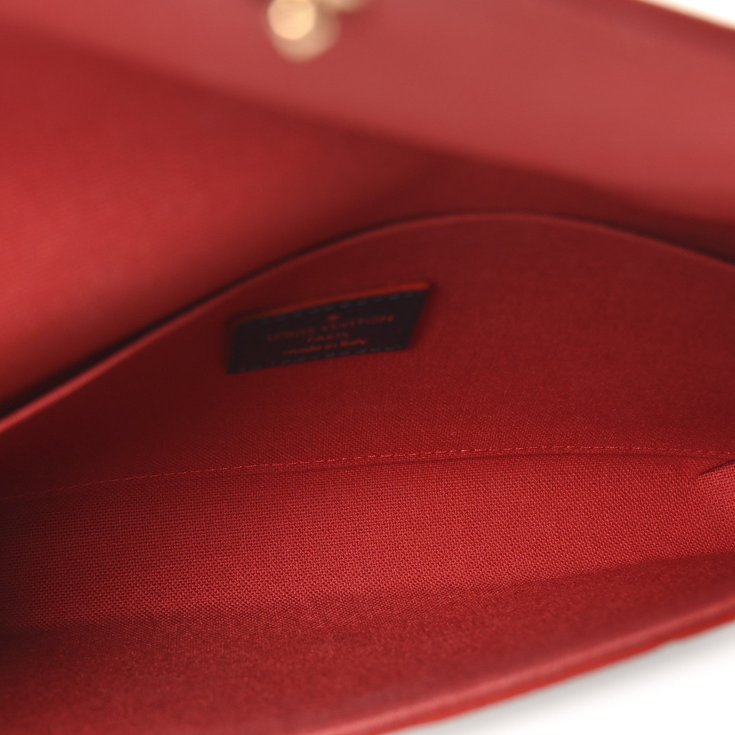 Louis Vuitton Empreinte Pochette Felicie Chain Wallet Marine Rouge 7 of 12