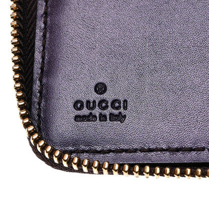 Gucci Shine Microguccissima Zip Around Organizer Wallet Melanzana 6 of 8