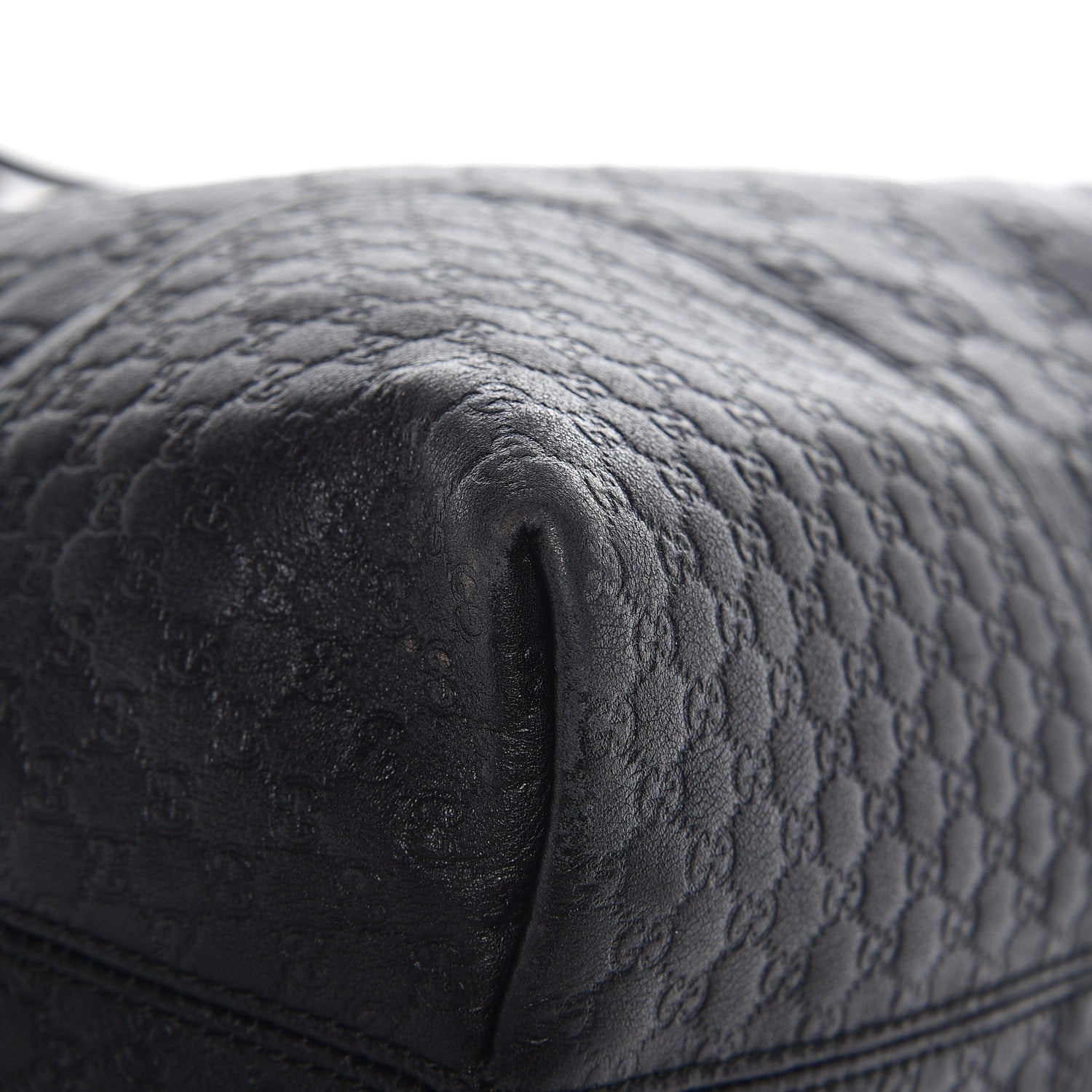 Gucci Guccissima Medium Bree Shoulder Bag Black 11 of 15