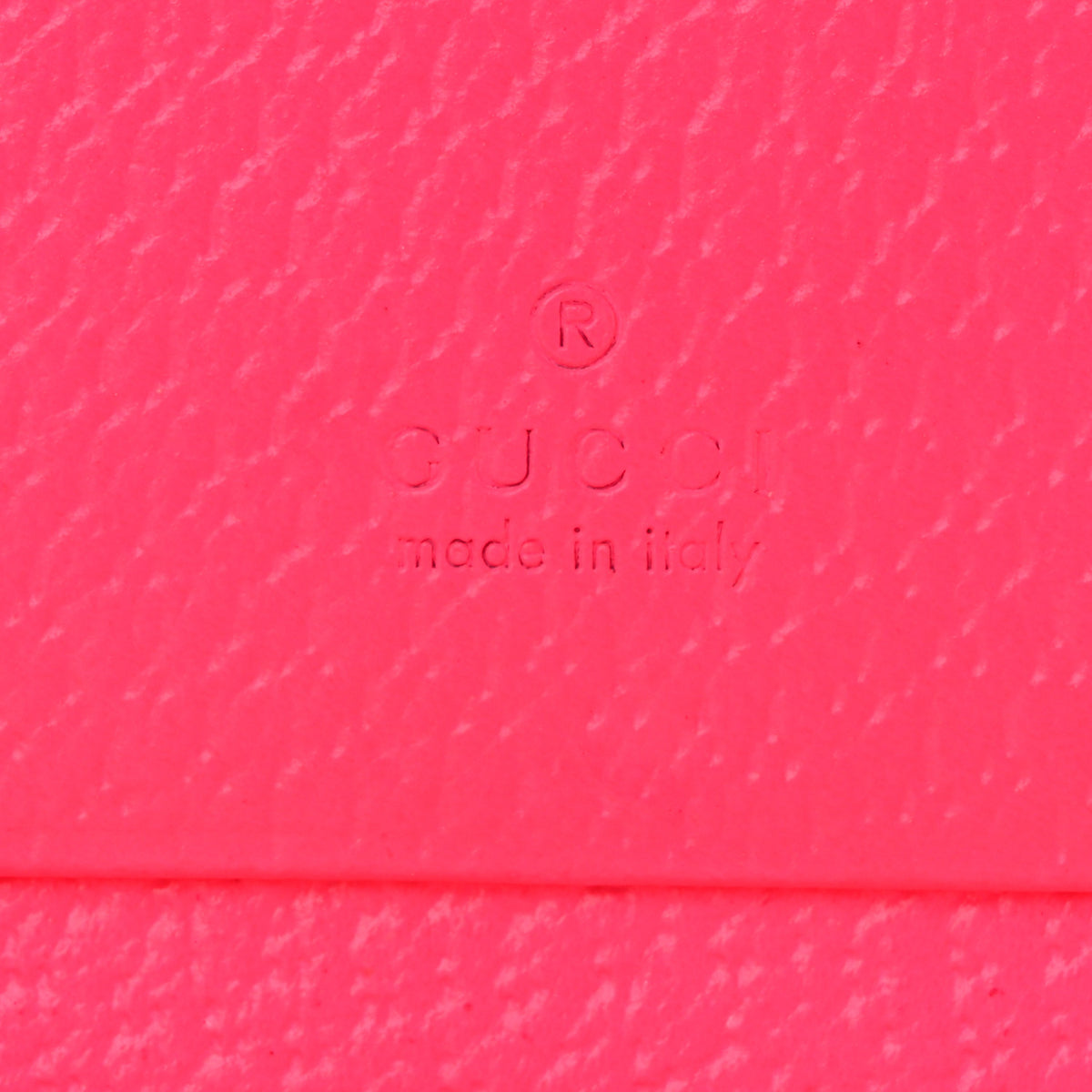 Calfskin Flora Print Zumi Card Case Fuxia Fluo