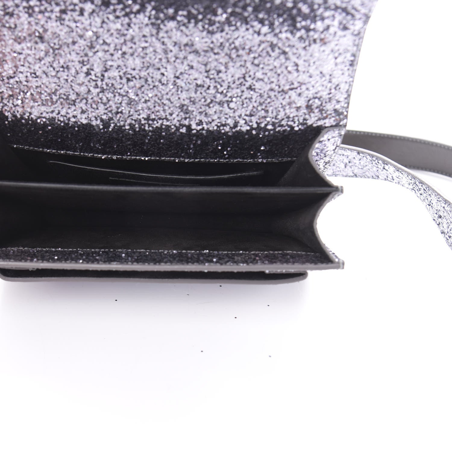 Saint Laurent Glitter Nappa Small Monogram Sunset Grey 5 of 11