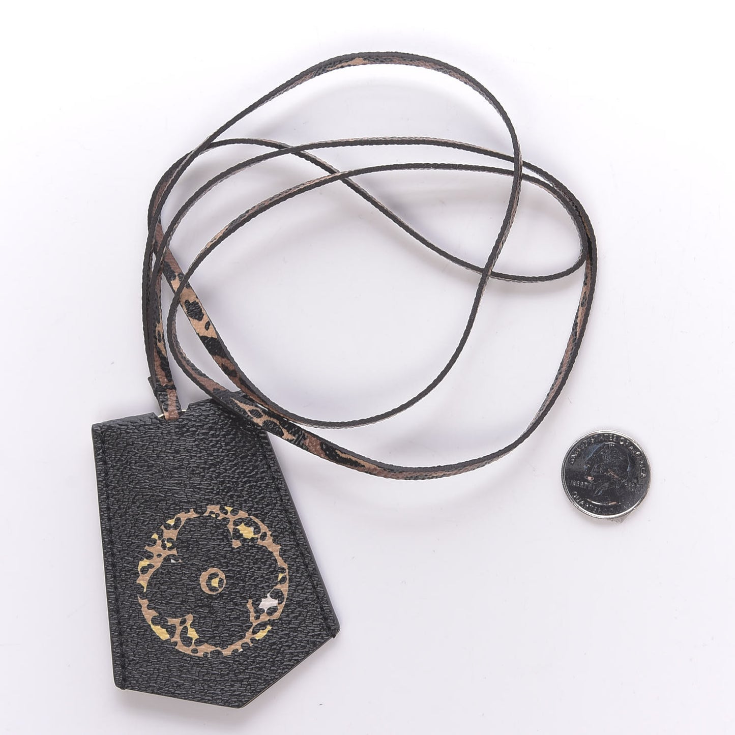 Monogram Giant Jungle Oversize Clochette Key Bell Holder Black