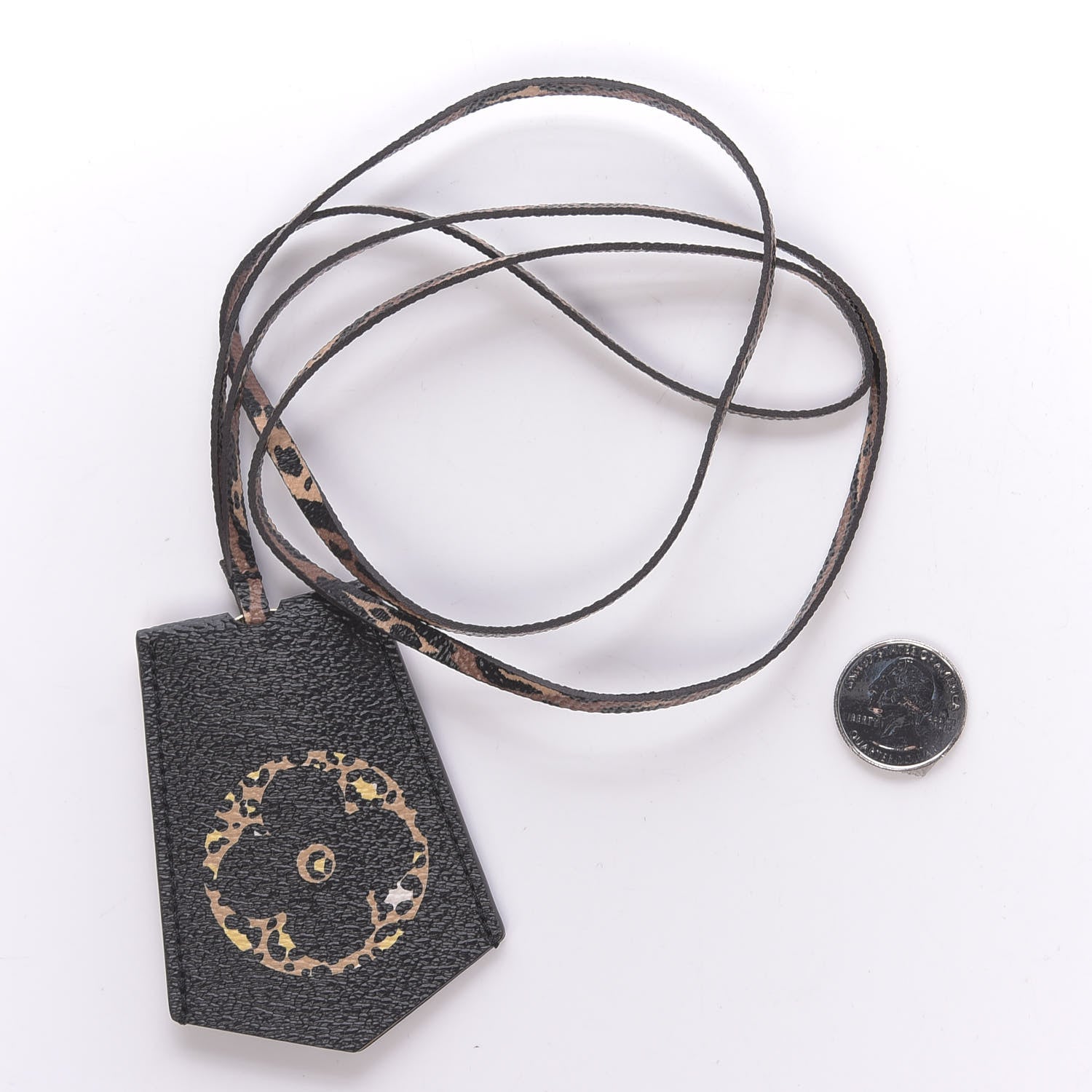 Louis Vuitton Monogram Giant Jungle Oversize Clochette Key Bell Holder Black 2 of 5