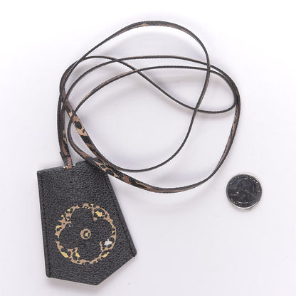 Louis Vuitton Monogram Giant Jungle Oversize Clochette Key Bell Holder Black 2 of 5