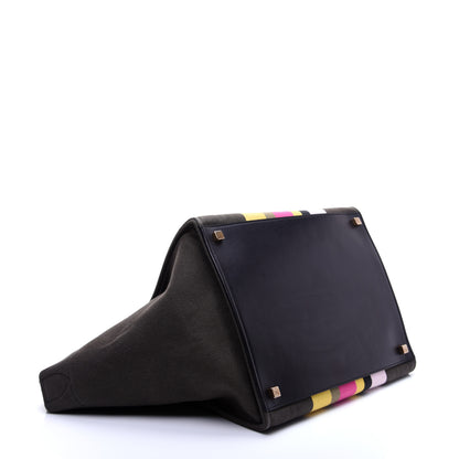 Celine Canvas Striped Medium Phantom Luggage Multicolor 4 of 11
