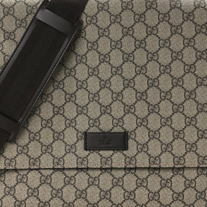 Gucci GG Plus Monogram Messenger Diaper Bag Dark Brown 9 of 14