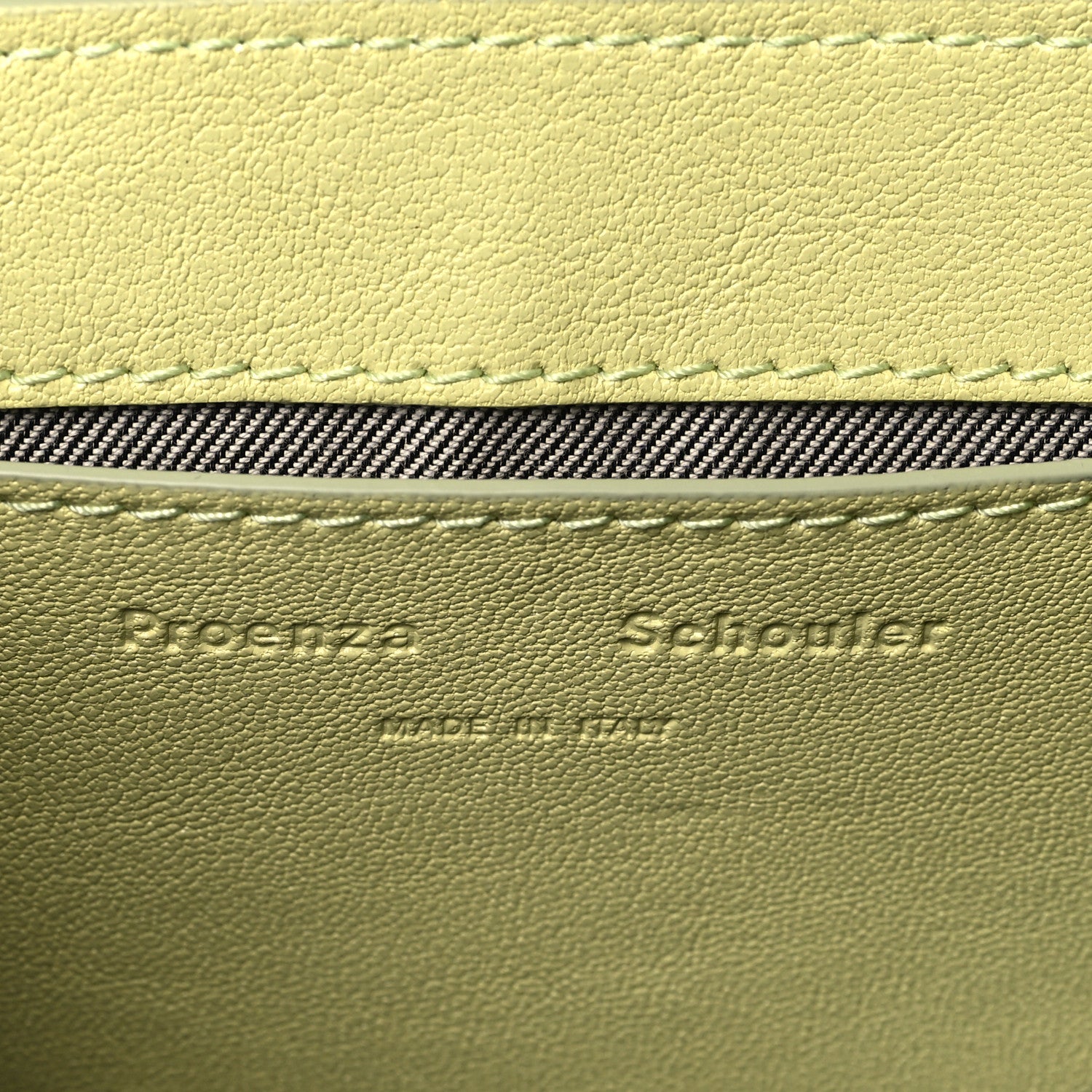 Proenza Schouler Lambskin PS1 Mini Pouch Messenger Banana 6 of 8