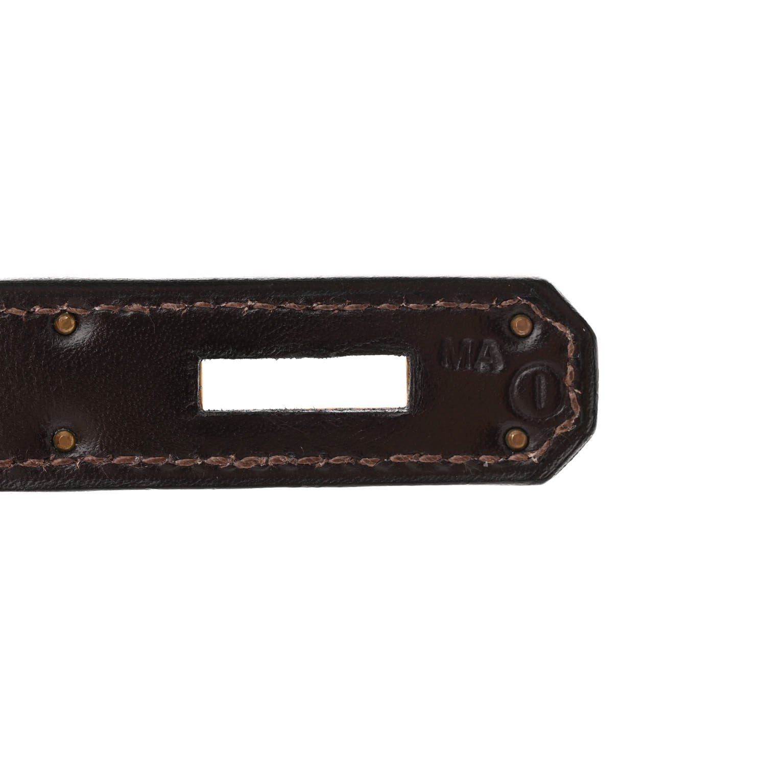 Hermes Tadelakt Kelly Sellier 35 Chocolate 7 of 16