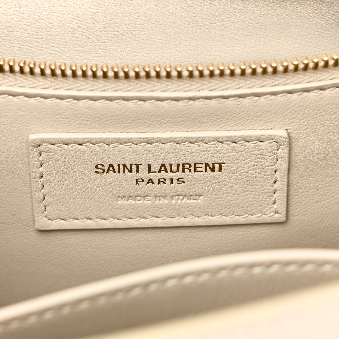 Smooth Calfskin Carre Satchel Crema Soft