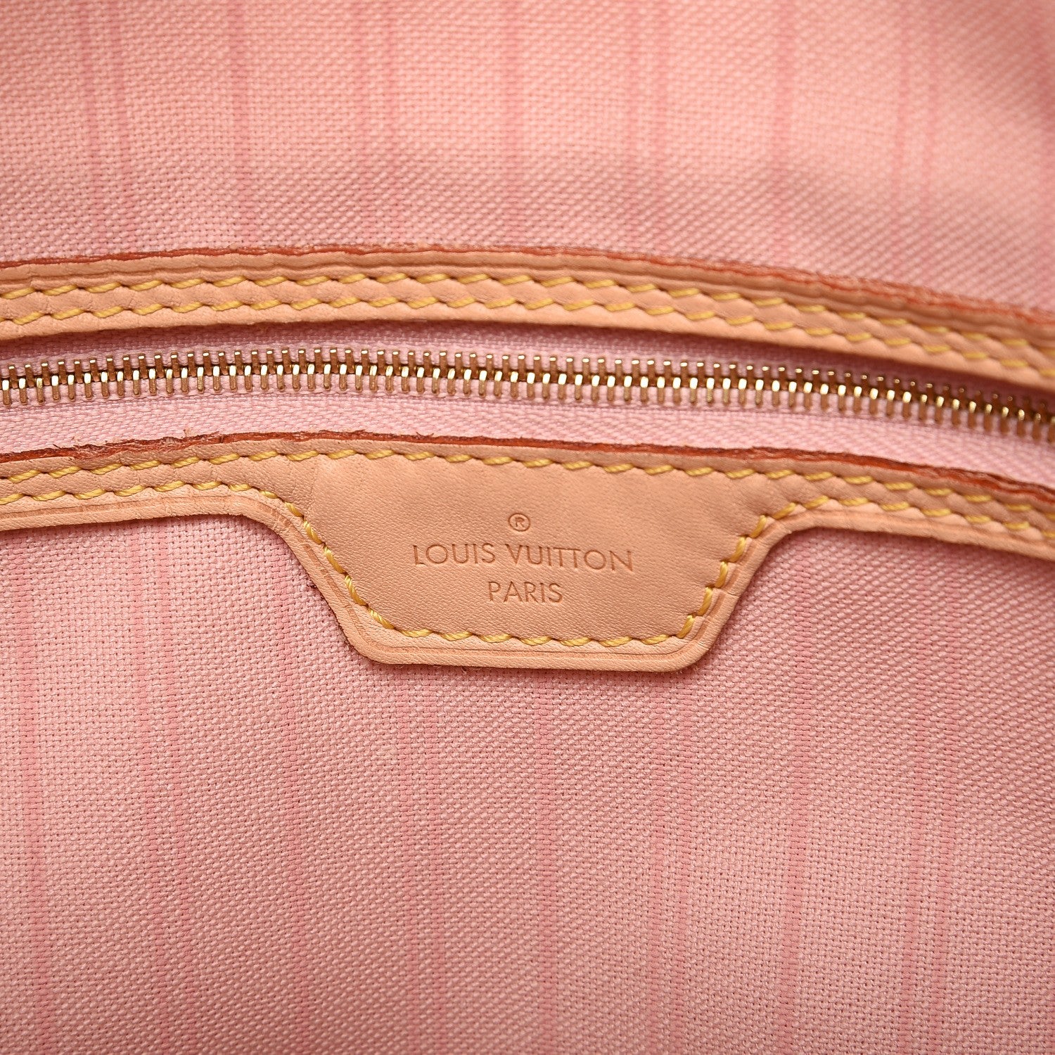 Louis Vuitton Damier Azur Delightful MM Rose Ballerine 6 of 11
