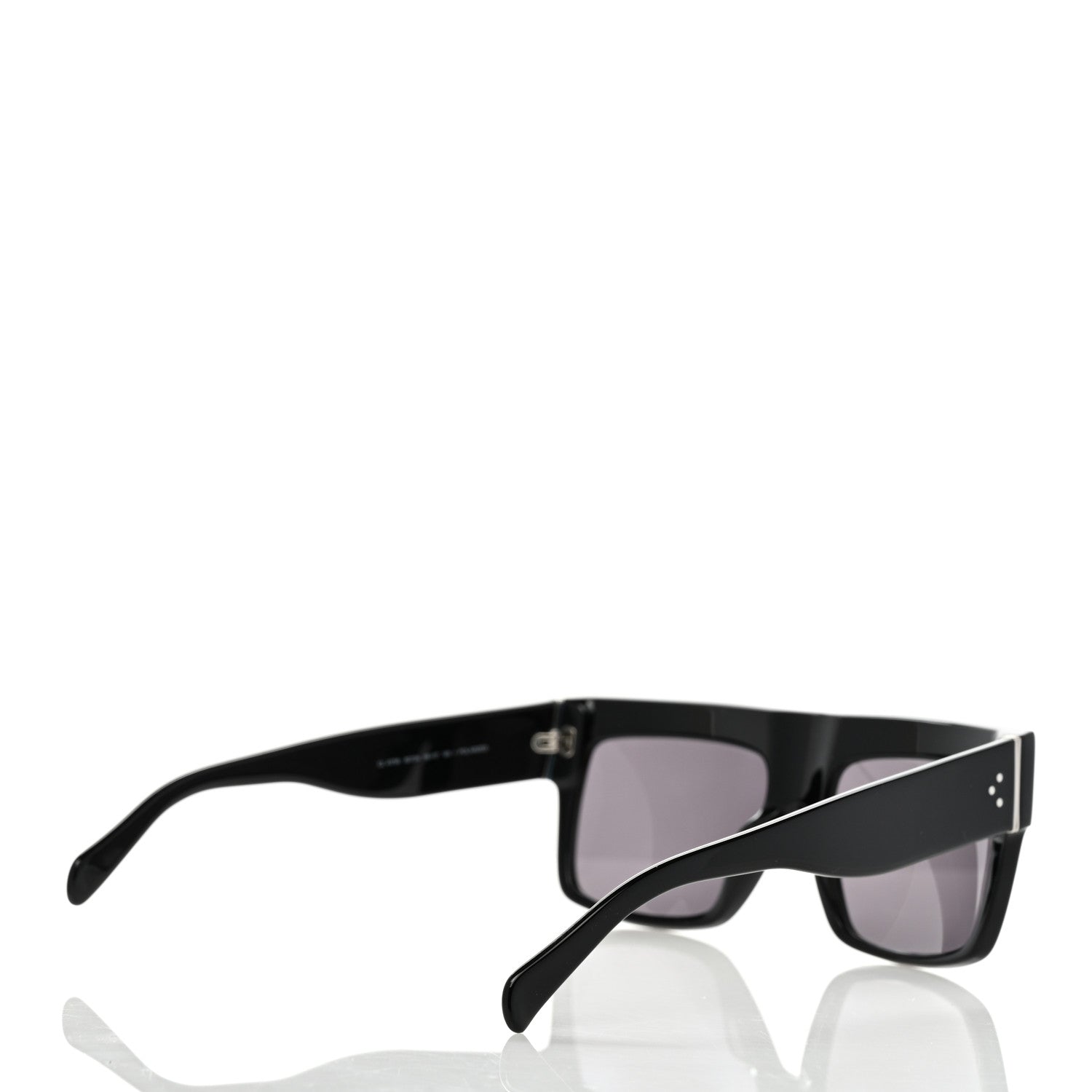 Celine Polarized ZZ Top Sunglasses CL 41756 Black 4 of 7