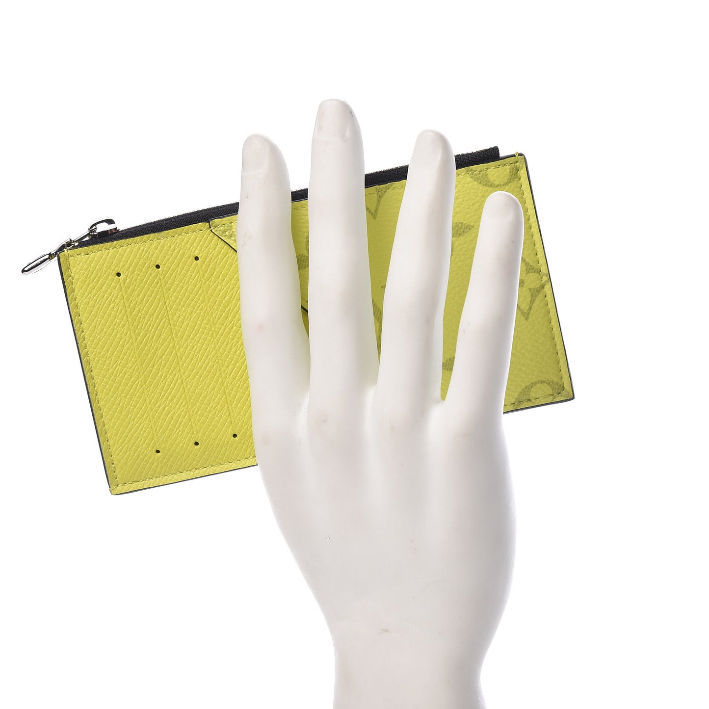 Monogram Taiga Coin Card Holder Yellow