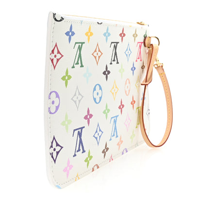 Louis Vuitton LV X TM Monogram Multicolor Neverfull Pochette White 3 of 6